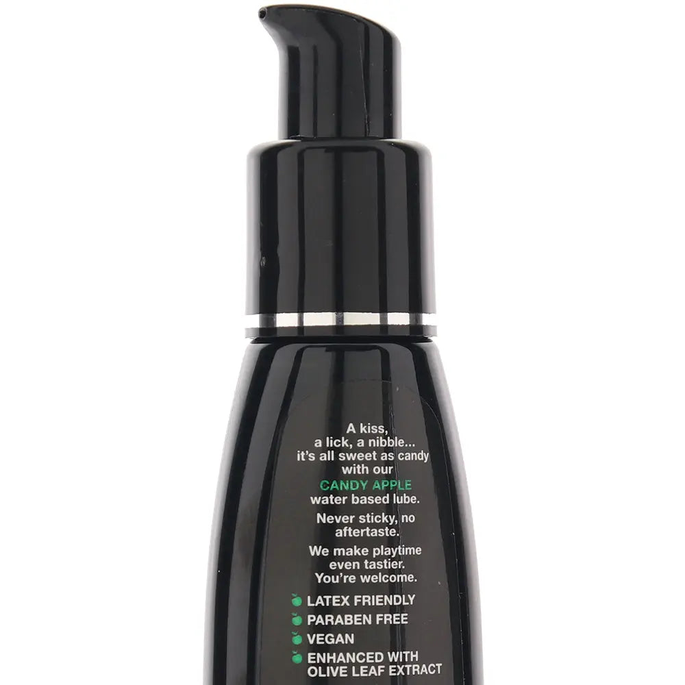 Aqua Flavored Lube 2oz/60ml in Candy Apple Calgary Same-Day Delivery Wicked Sensual Care close up