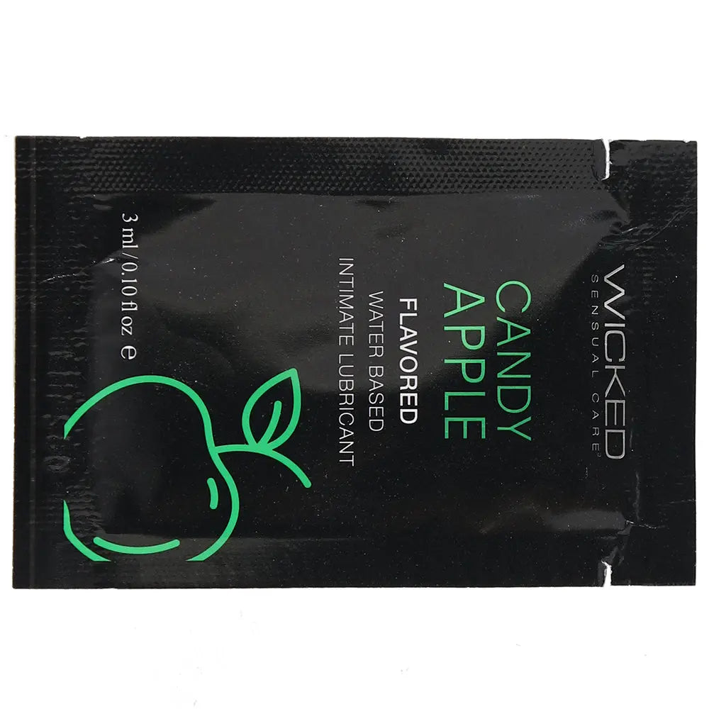 Aqua Flavored Lube in Candy Apple other view Sex Toys Calgary Same-Day Delivery