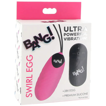 Bang! Swirl Egg Remote Vibe Calgary Same-Day Delivery XR Brands packed