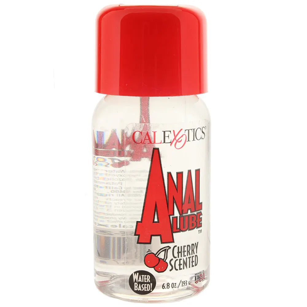 Cherry Scented Anal Lube in 6oz CalExotics front view