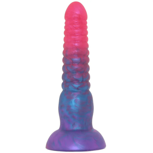 Colours Stacked 6 Inch Dildo in Pink/Blue ns novelties