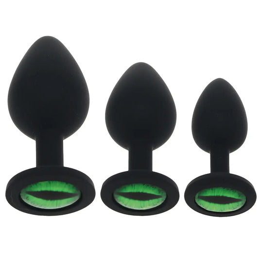 Creature Cocks Creature Eyes Silicone Butt Plug Set Creature Cocks