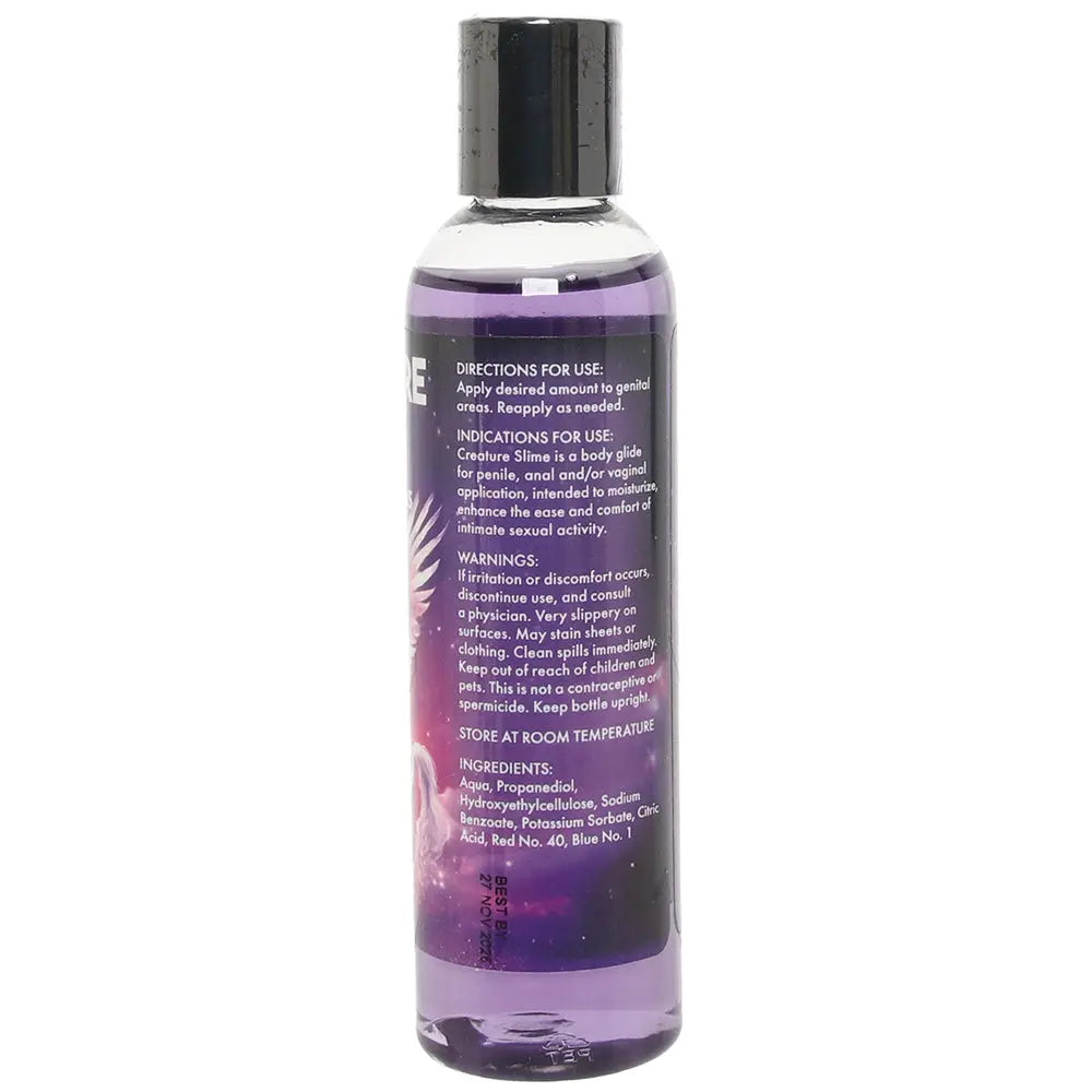 Creature Slime Water-Based Purple Slime Lube in 4oz/118ml Calgary Same-Day Delivery Creature Cocks side view