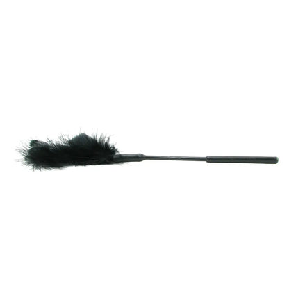 Feather Tickler 7 Inch in Black side view Sex Toys Calgary