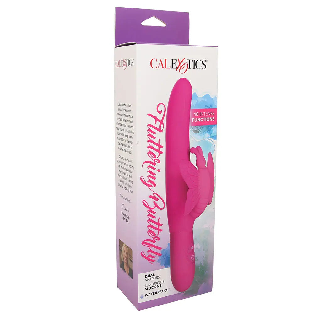 Fluttering Butterfly Vibe in Pink CalExotics in box