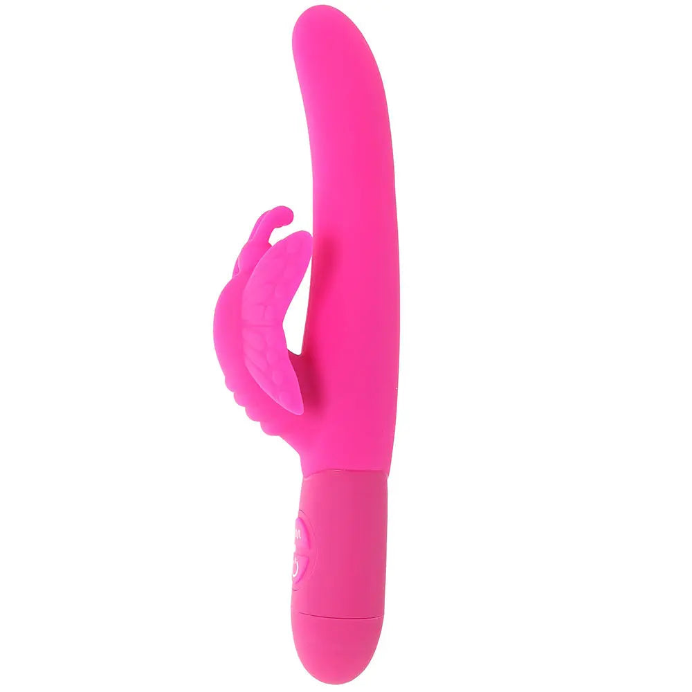Fluttering Butterfly Vibe in Pink CalExotics side view