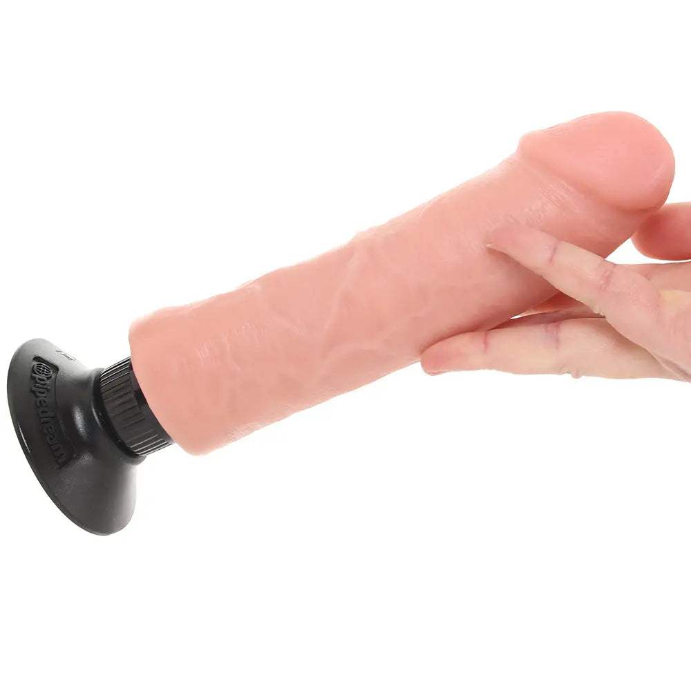 King Cock 8 Inch Vibrating Suction Dildo in Flesh Calgary Same-Day Delivery Pipedream on hand