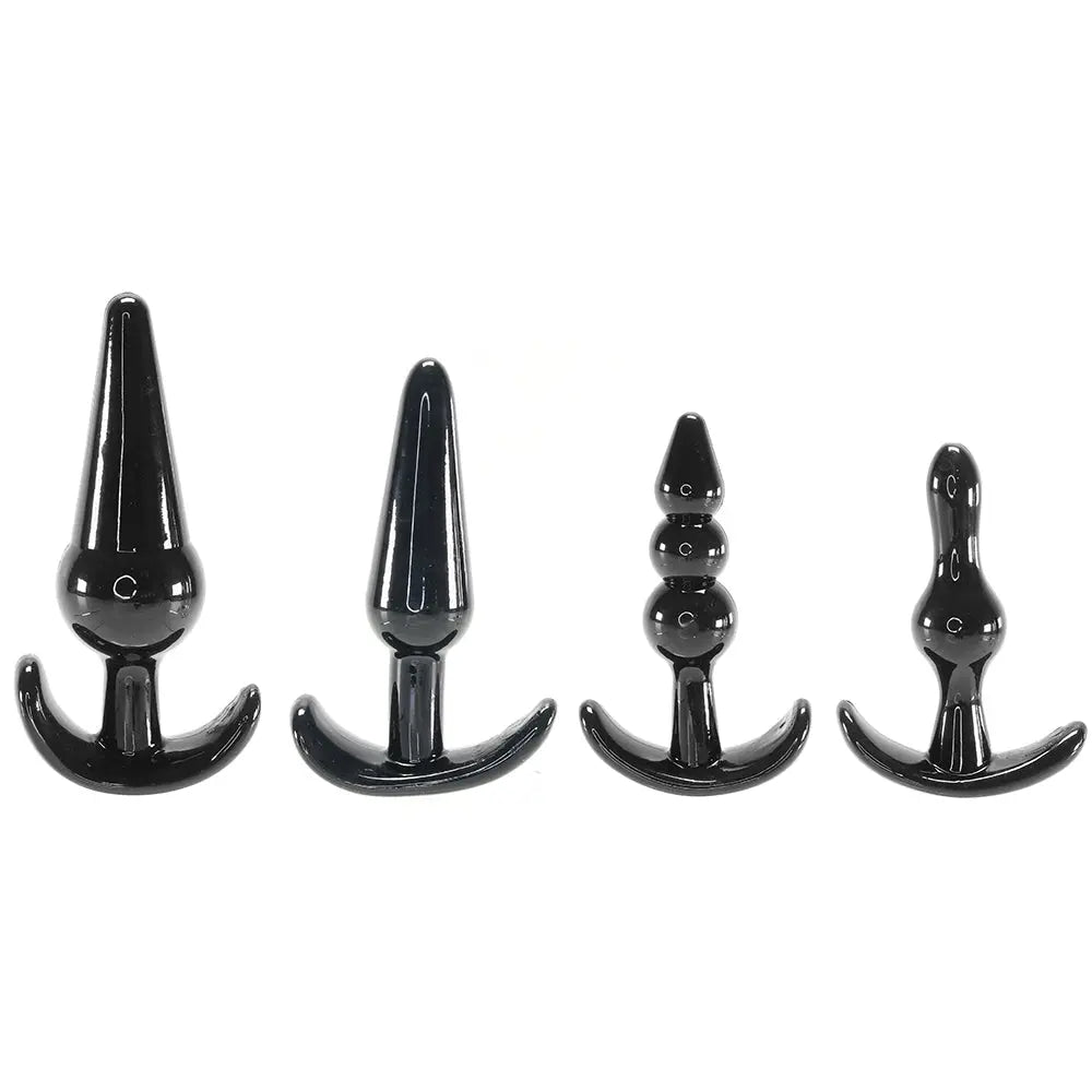 No.80 4-Piece Butt Plug Set Sex Toys Calgary Same-Day Delivery Shots Toys