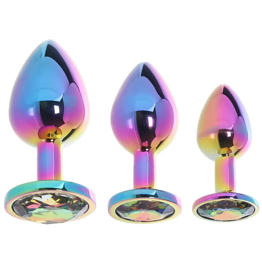 Ouch! Venice Collection Metal Anal Plug Set Ouch!
