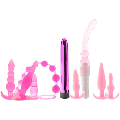 Pink Elite Supreme Anal Play Kit Calgary Same-Day Delivery Nasstoys
