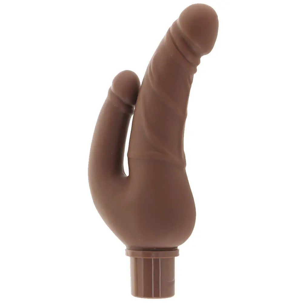 Power Stud Rechargeable Over & Under Vibe in Brown Power Studs