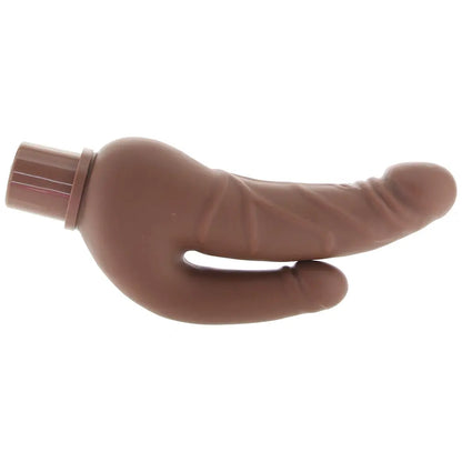 Power Stud Rechargeable Over & Under Vibe in Brown Power Studs side view