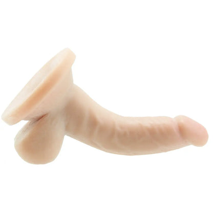 Sex toy Dr. Skin 4 Inch Mini Cock Calgary in Beige side view Same-Day Delivery | Sex Toys Calgary with Same Day Delivery