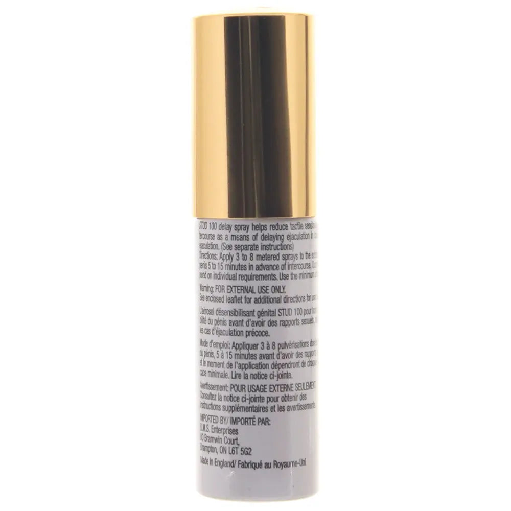 Stud 100 Delay Spray For Men Calgary Same-Day Delivery Stud 100 back view