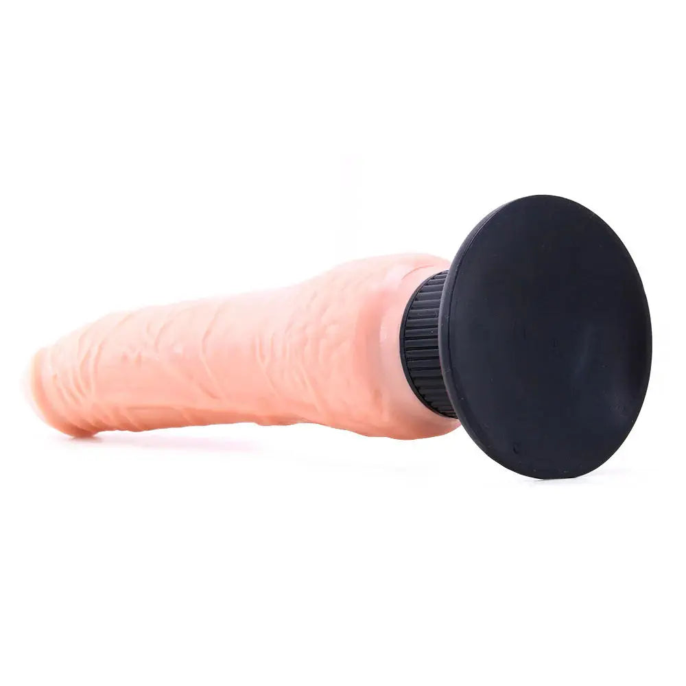 Waterproof Wall Bangers Vibrating Dildo in Flesh Calgary Same Day Delivery