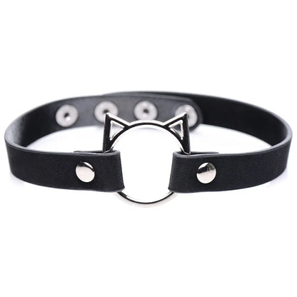 Master Series Kinky Kitty Slim Choker in Black Calgary Same-Day Delivery XR Brands