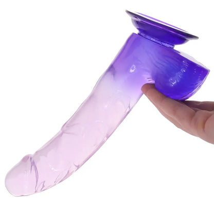 King Cock 9 Inch Ballsy Dildo in Purple Calgary Same-Day Delivery Pipedream