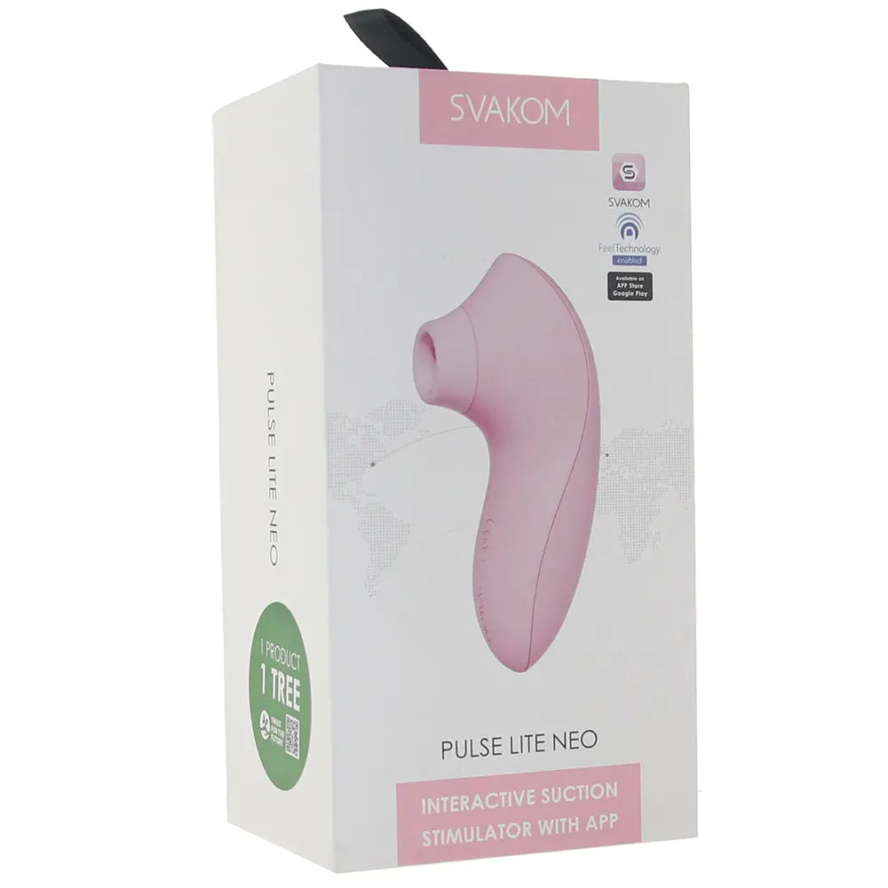 Pulse Lite Neo Suction Stimulator with App in Pale Rosette Calgary Same Day Delivery