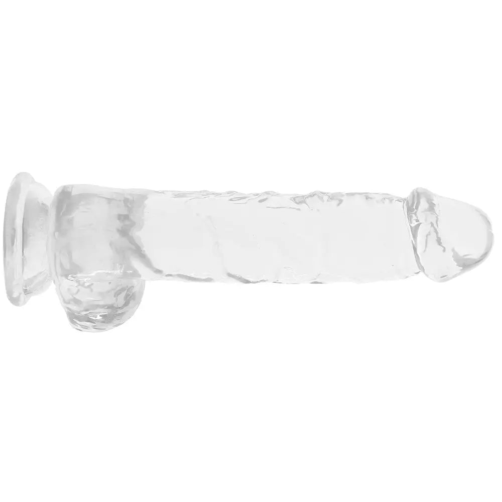 Naturally Yours 6 Inch Crystalline Dildo in Clear Calgary Same-Day Delivery Blush