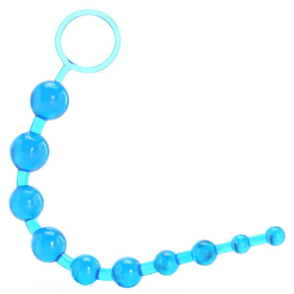 X-10 Anal Beads in Blue Calgary Same-Day Delivery CalExotics