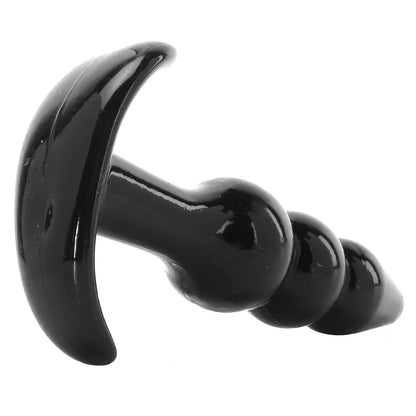 Jelly Rancher Ripple T Butt Plug in Black Calgary Same-Day Delivery ns novelties