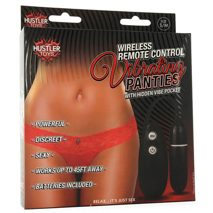 Wireless Remote Vibrating Red Panties /M - S/M Calgary Same Day Delivery