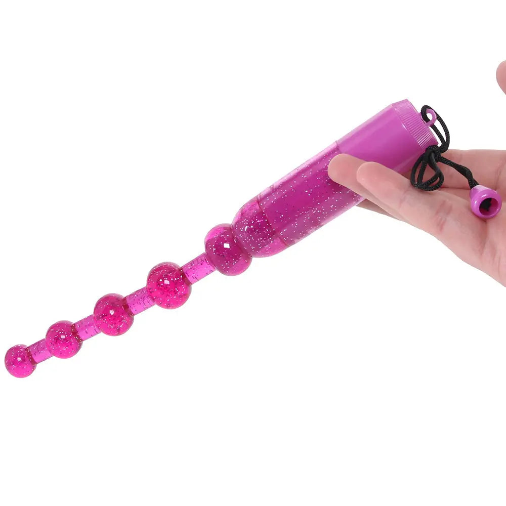 Waterproof Vibrating Pleasure Beads in Purple Calgary Same-Day Delivery CalExotics