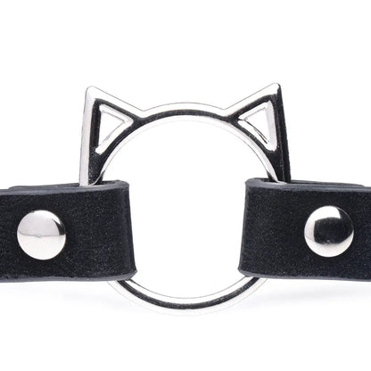 Master Series Kinky Kitty Slim Choker in Black Calgary Same-Day Delivery XR Brands