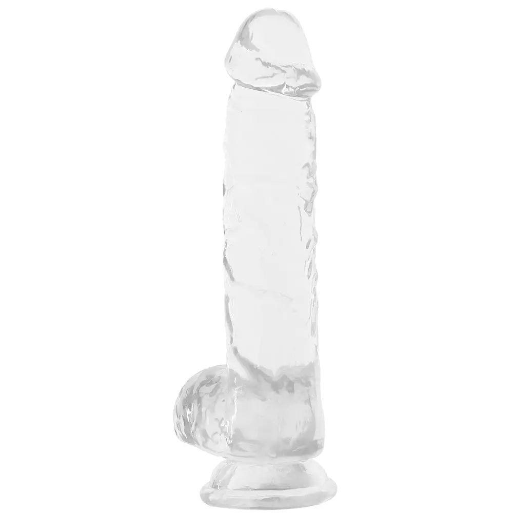 Naturally Yours 6 Inch Crystalline Dildo in Clear Calgary Same-Day Delivery Blush