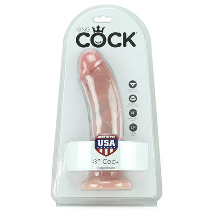 King Cock 8 Inch Dildo in Flesh Calgary Same Day Delivery