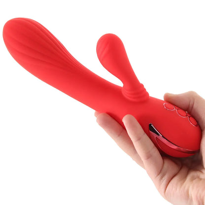 rabbit vibrator on hand