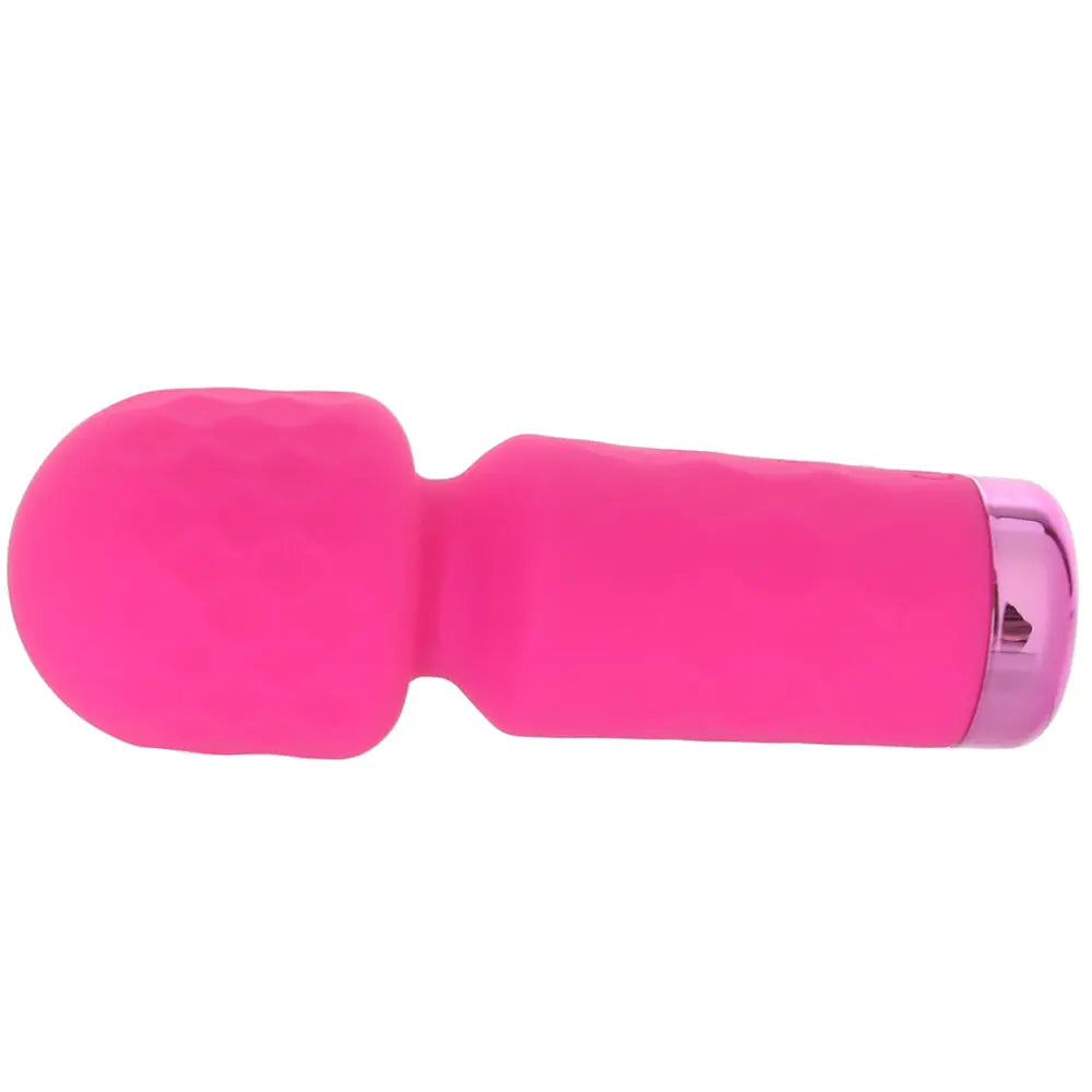 sex toy body wand sex wand side view Bang! Mini Silicone Wand in Pink Sex Toys Calgary SameDay Delivery 